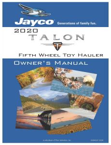 2020 Talon Owner's Manual